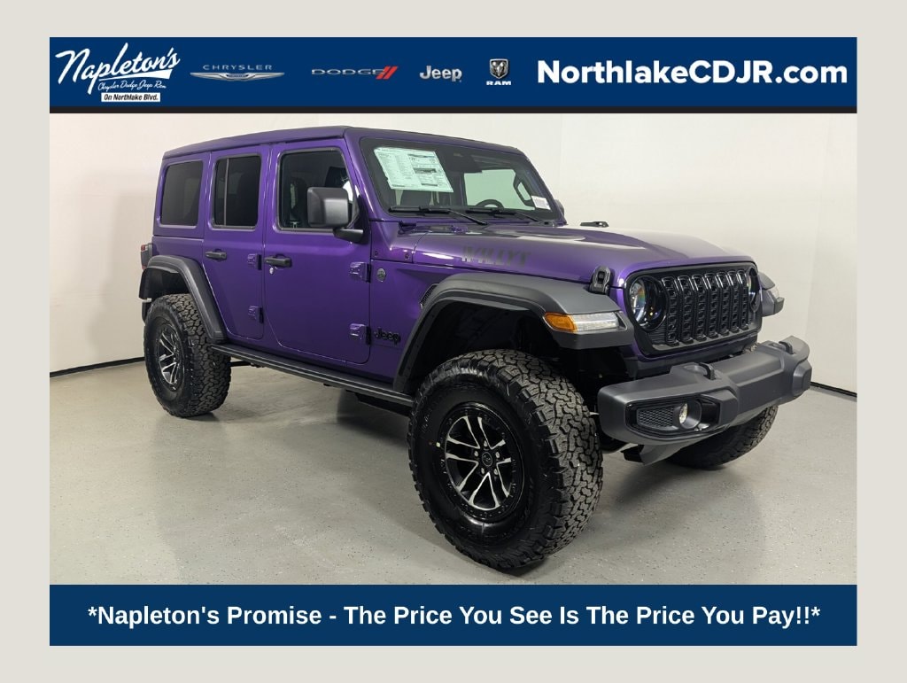 New 2026 Jeep Wrangler 4-DOOR WILLYS Sport Utility