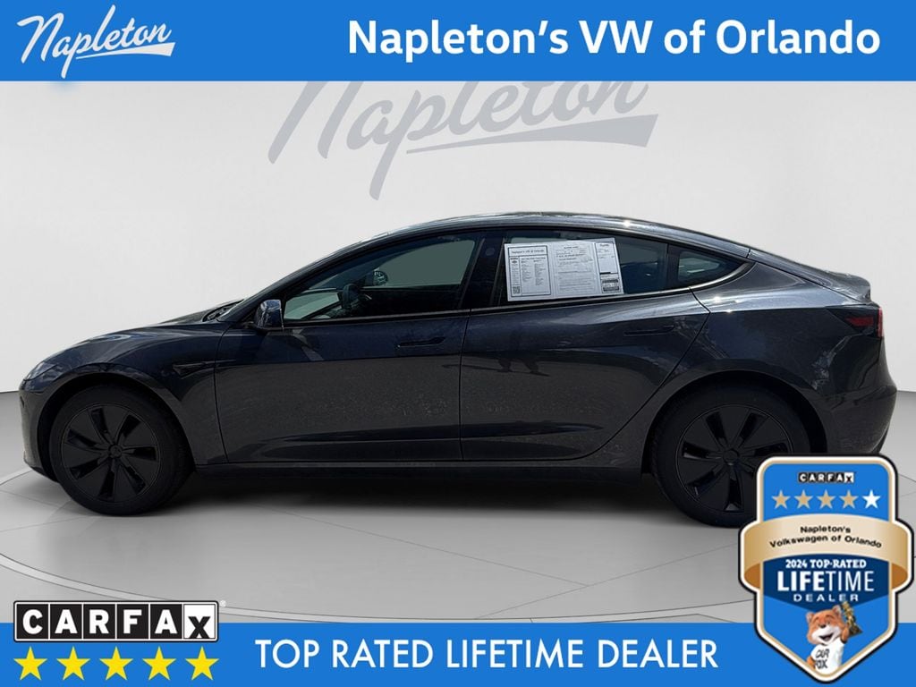 Used 2025 Tesla Model 3 Long Range with VIN 5YJ3E1EA9SF071031 for sale in Orlando, FL