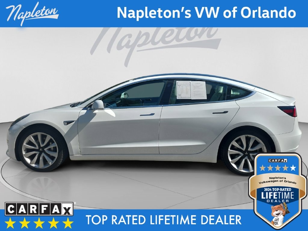Used 2020 Tesla Model 3 Base with VIN 5YJ3E1EB7LF719752 for sale in Orlando, FL