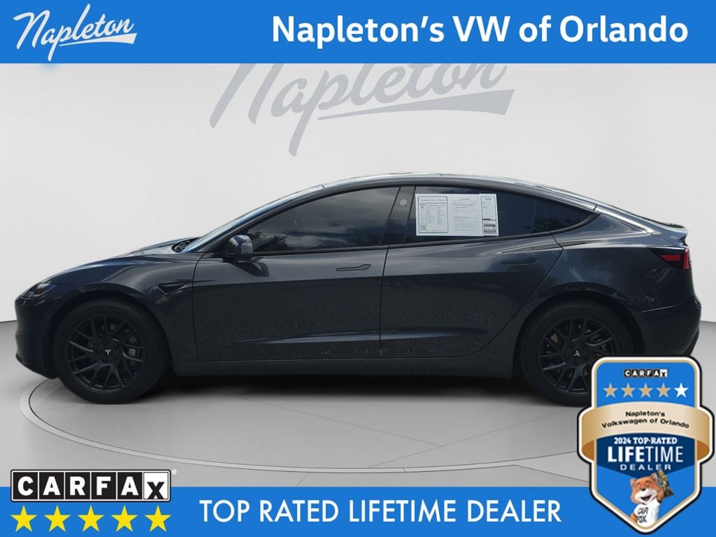 Used 2025 Tesla Model 3 Long Range with VIN 5YJ3E1EAXSF010139 for sale in Orlando, FL