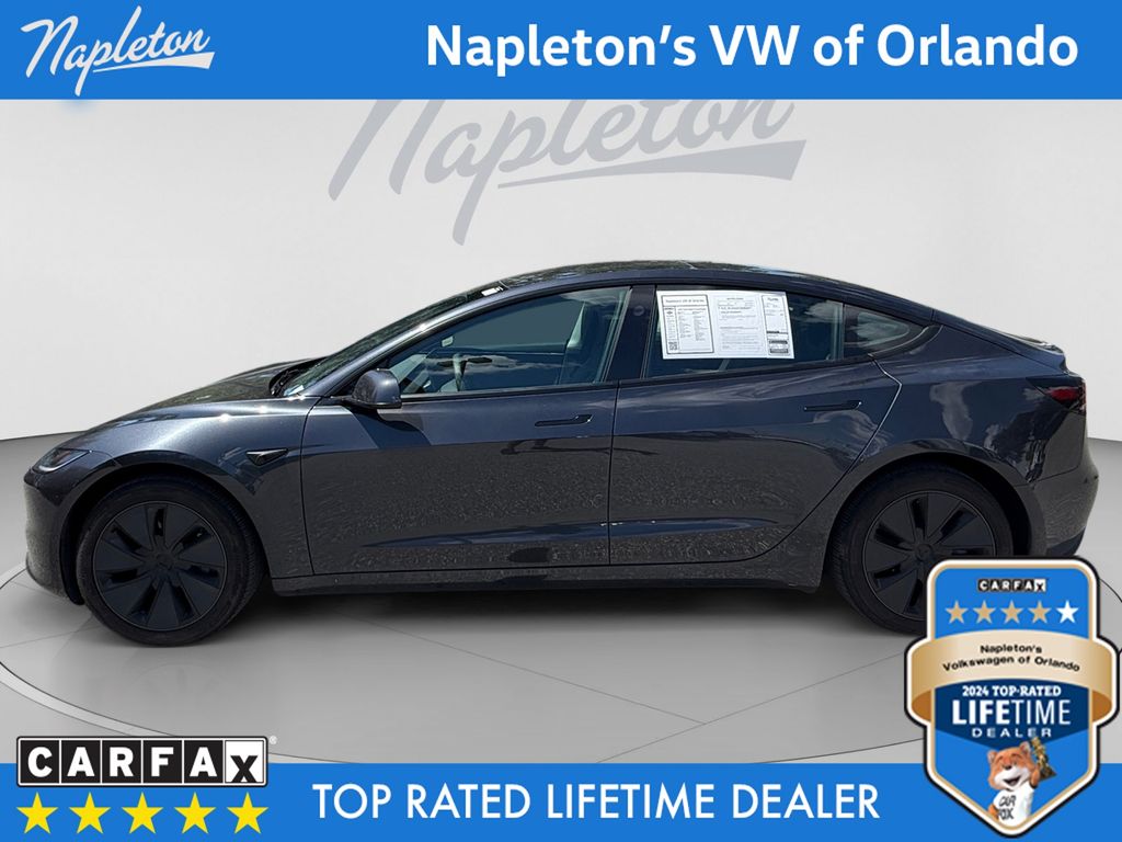 Used 2025 Tesla Model 3 Long Range with VIN 5YJ3E1EA4SF072054 for sale in Orlando, FL