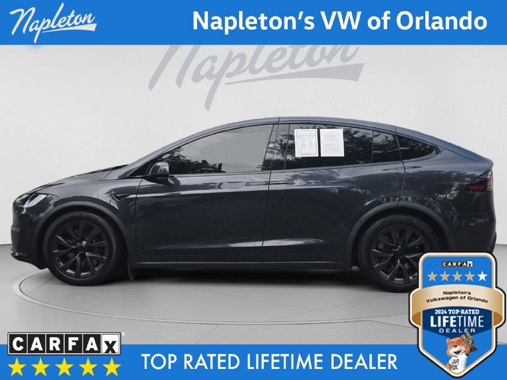 Used 2024 Tesla Model X Long Range with VIN 7SAXCDE55RF446163 for sale in Orlando, FL