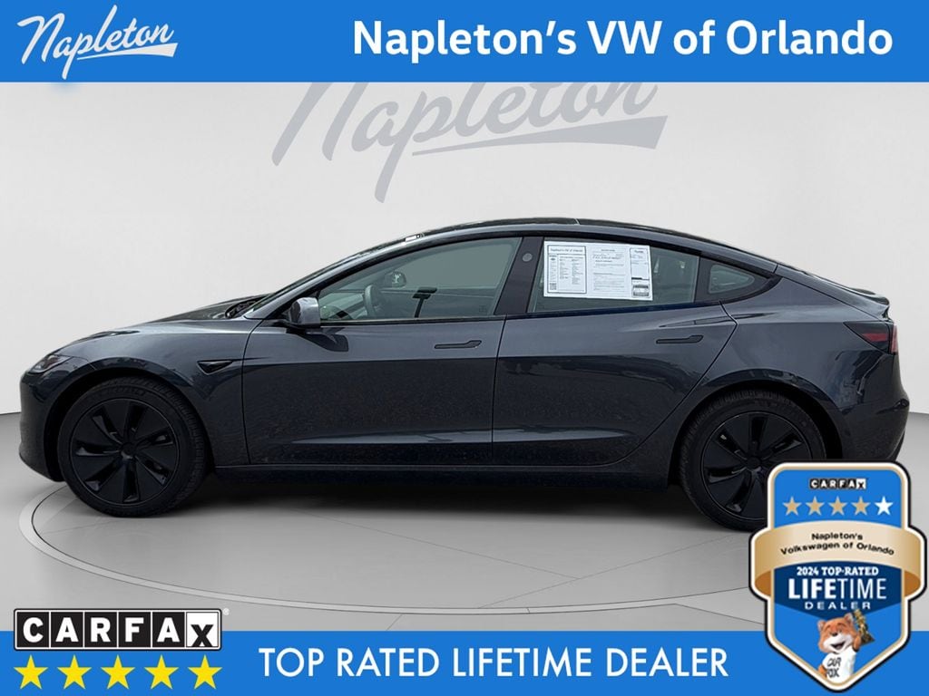Used 2025 Tesla Model 3 Long Range with VIN 5YJ3E1EA4SF006698 for sale in Orlando, FL