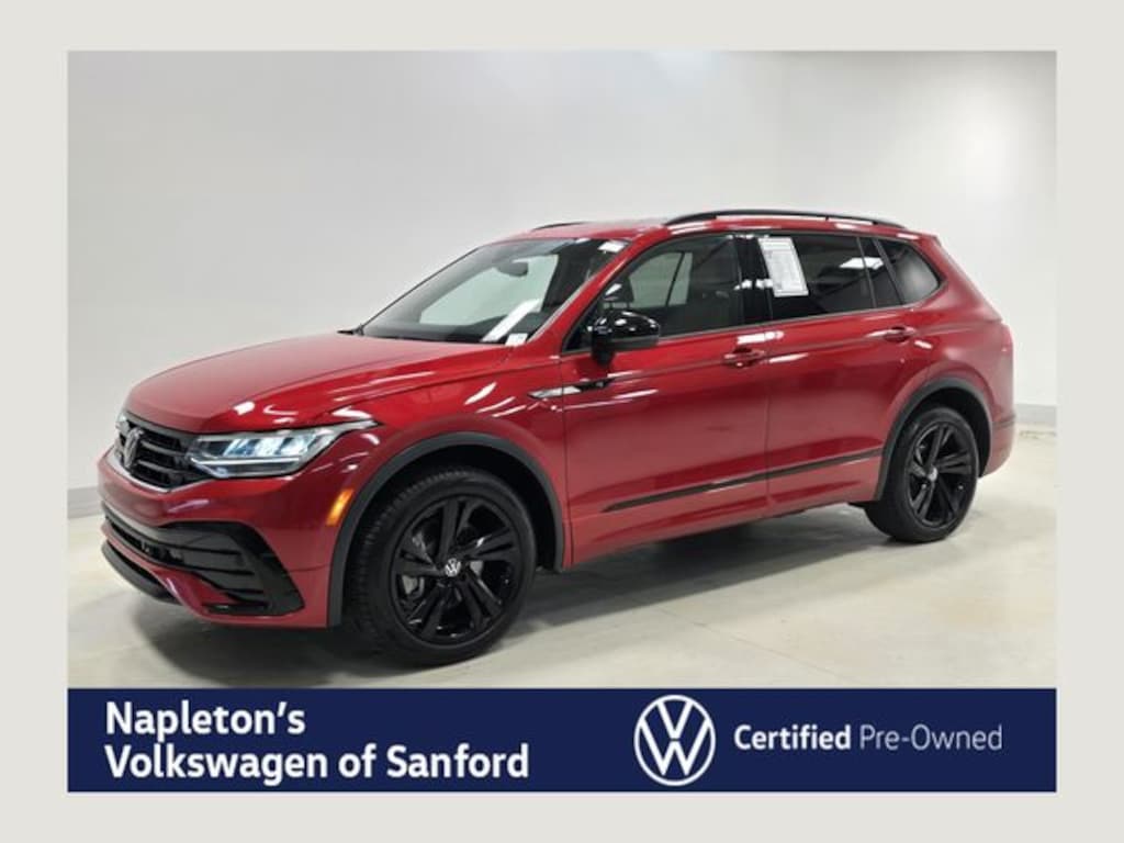 Certified 2024 Volkswagen Tiguan 2.0T SE R-Line Black SUV