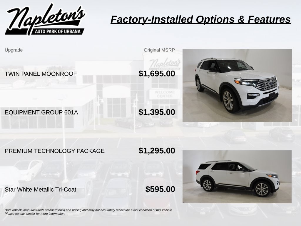 Used 2021 Ford Explorer Platinum Sport Utility