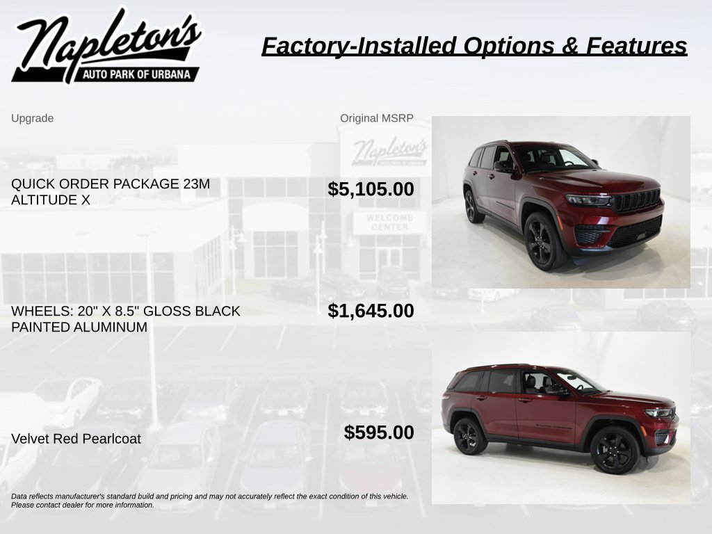 Used 2023 Jeep Grand Cherokee Altitude X Sport Utility