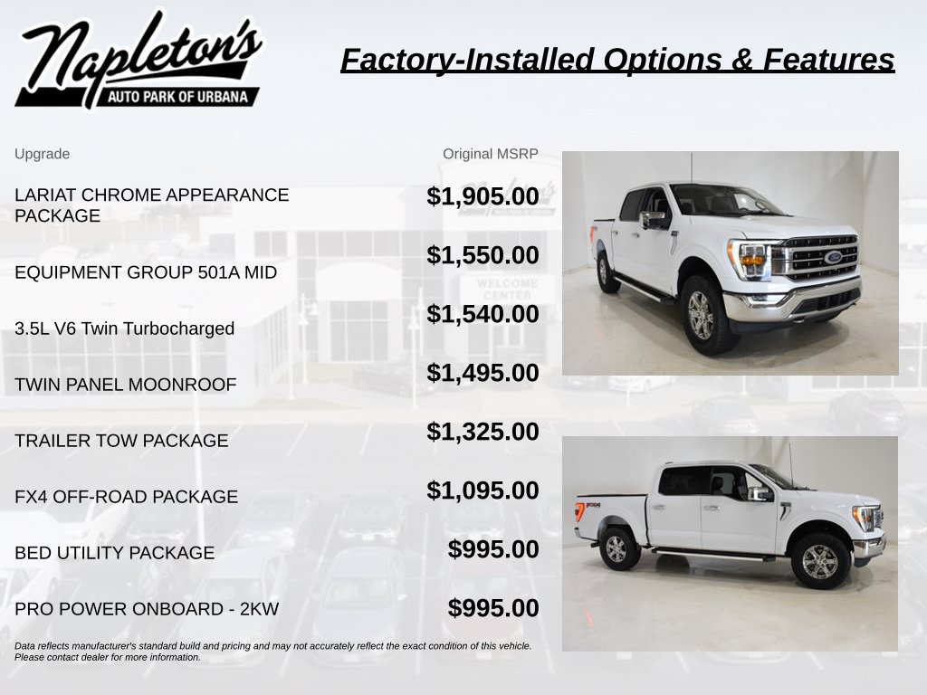 Used 2022 Ford F-150 Lariat Truck