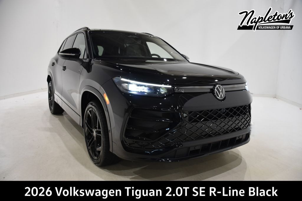 New 2026 Volkswagen Tiguan SE R-Line Black SUV