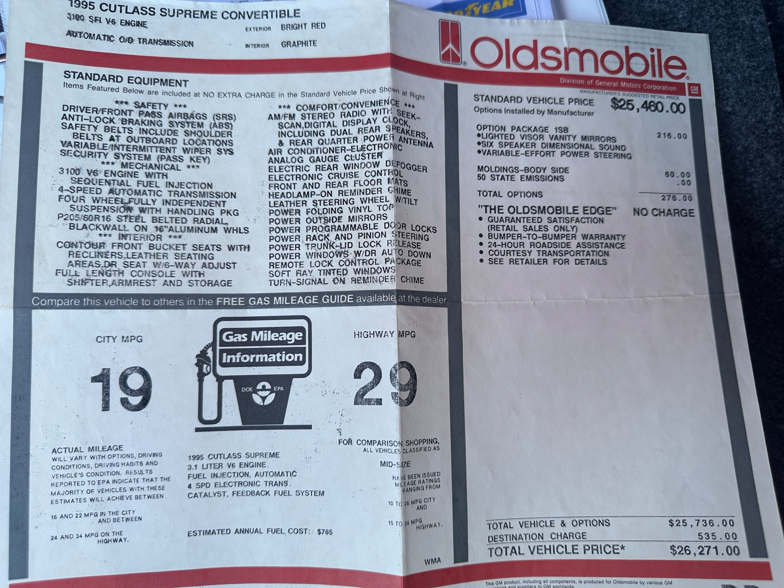 1995 Oldsmobile Cutlass Supreme - Photo 47