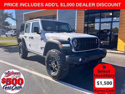 2026 Jeep Wrangler Willys 4X4 SUV Jacksonville NC