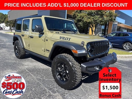 2026 Jeep Wrangler Willys 4X4 SUV Jacksonville NC
