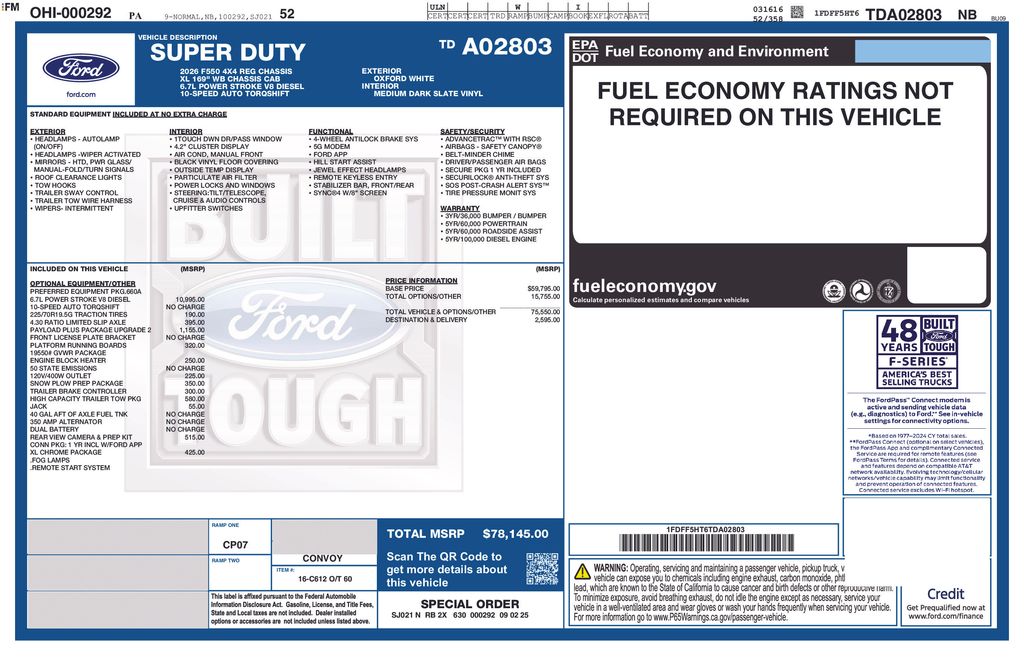 2026 Ford F-550 Super Duty Chassis Cab XL - Photo 5
