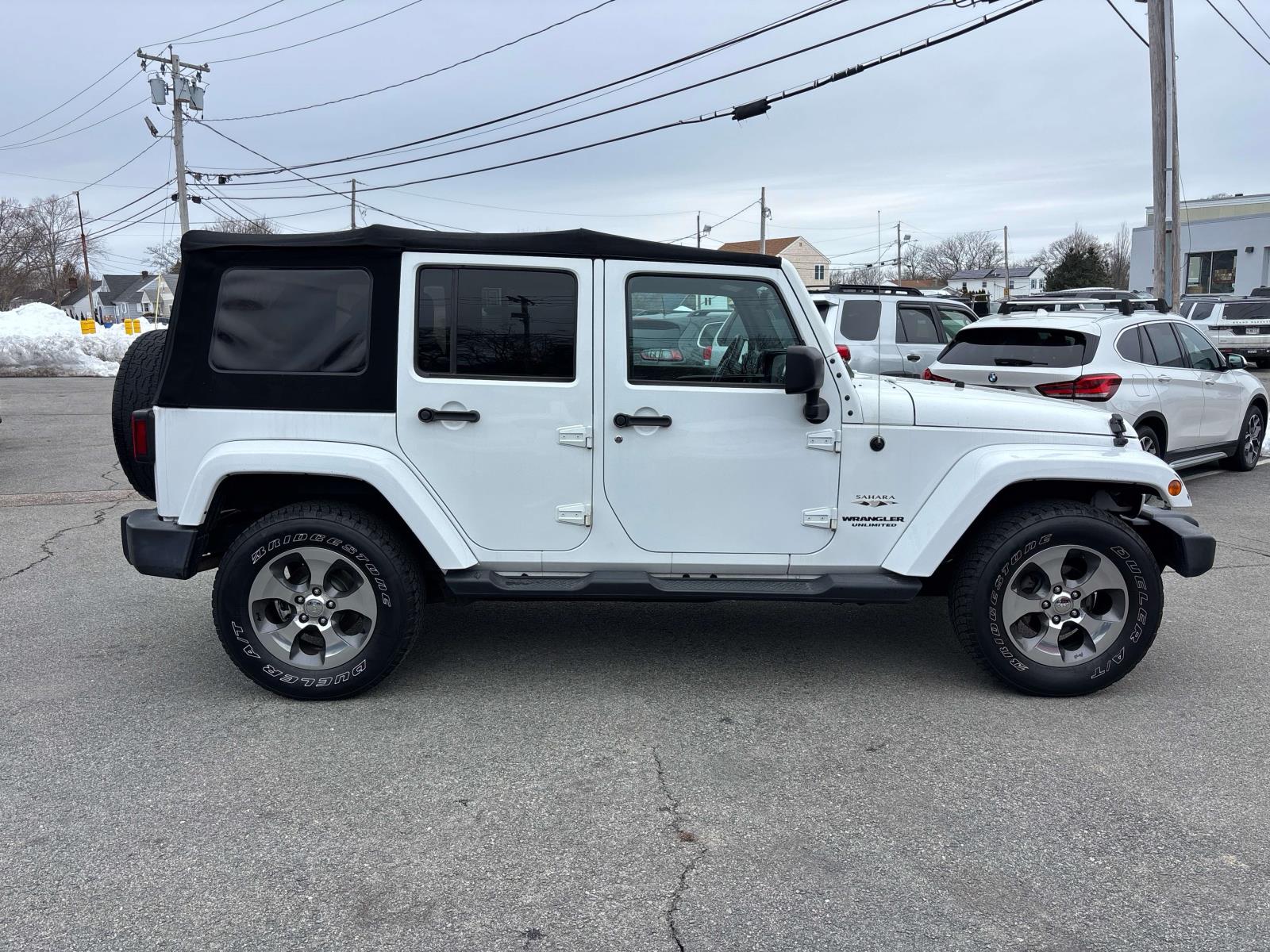 Certified 2017 Jeep Wrangler Unlimited Sahara with VIN 1C4BJWEG4HL573279 for sale in Middletown, RI