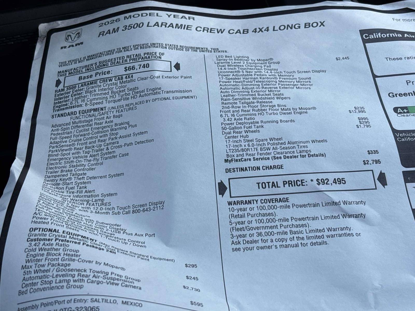 2026 RAM 3500 Laramie - Photo 16