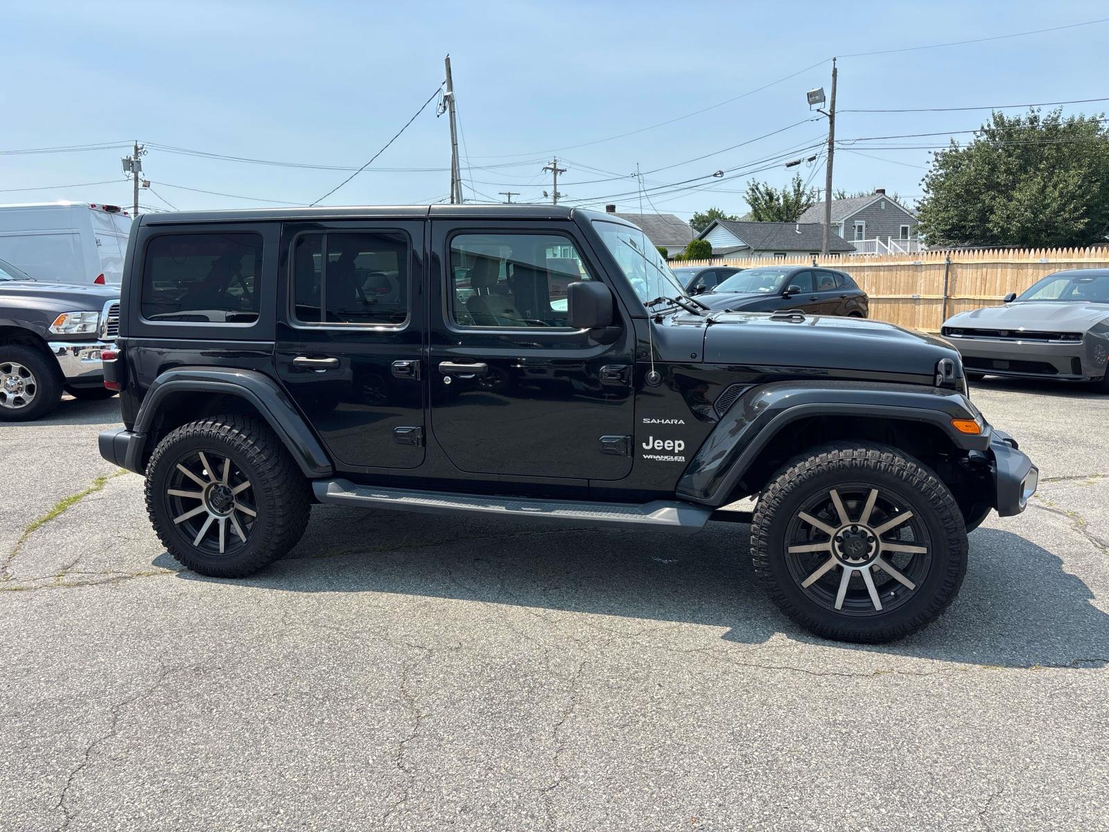 Certified 2018 Jeep All-New Wrangler Unlimited Sahara with VIN 1C4HJXEG6JW115389 for sale in Middletown, RI