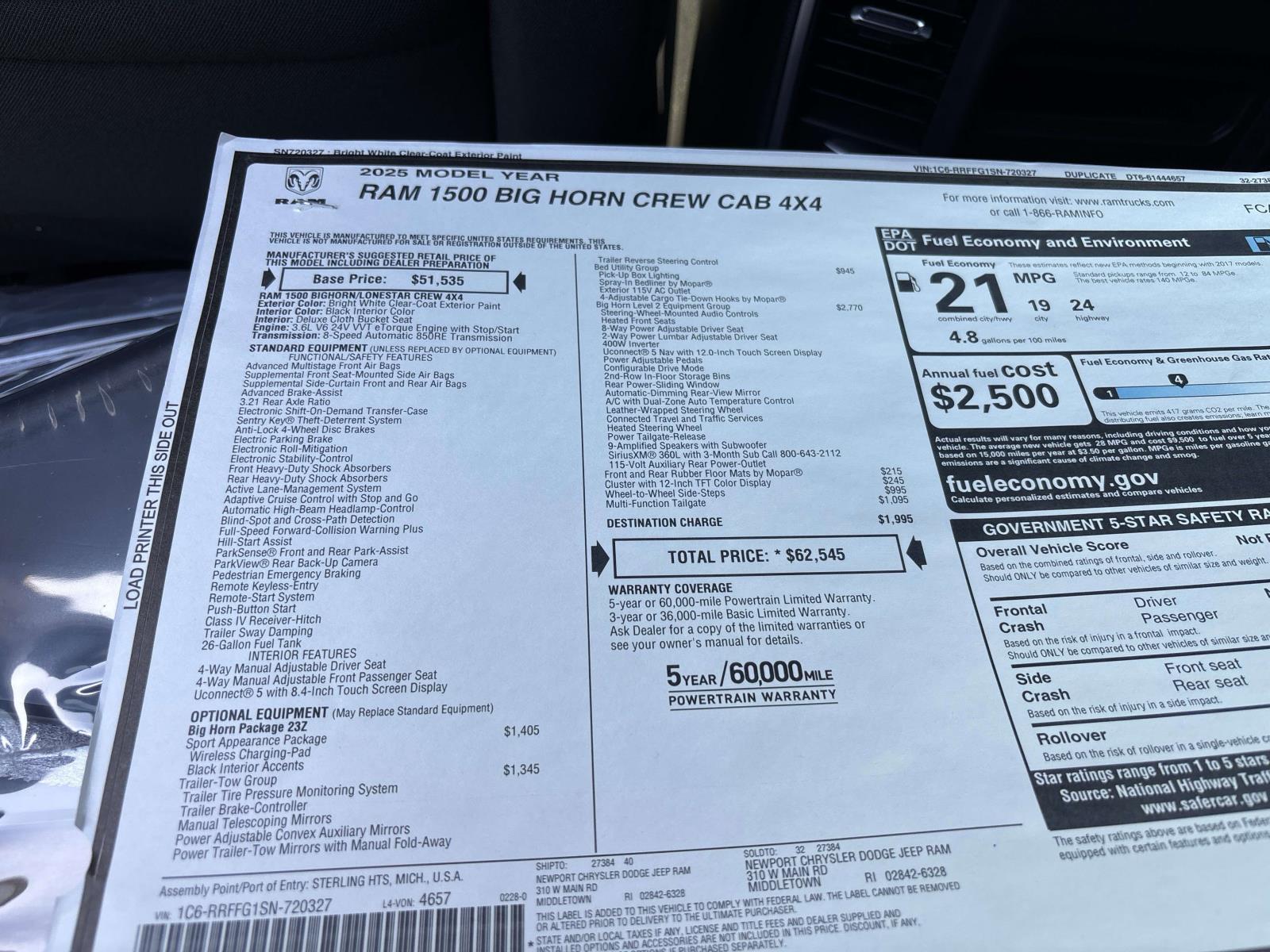 2025 RAM 1500 Big Horn/Lone Star - Photo 7