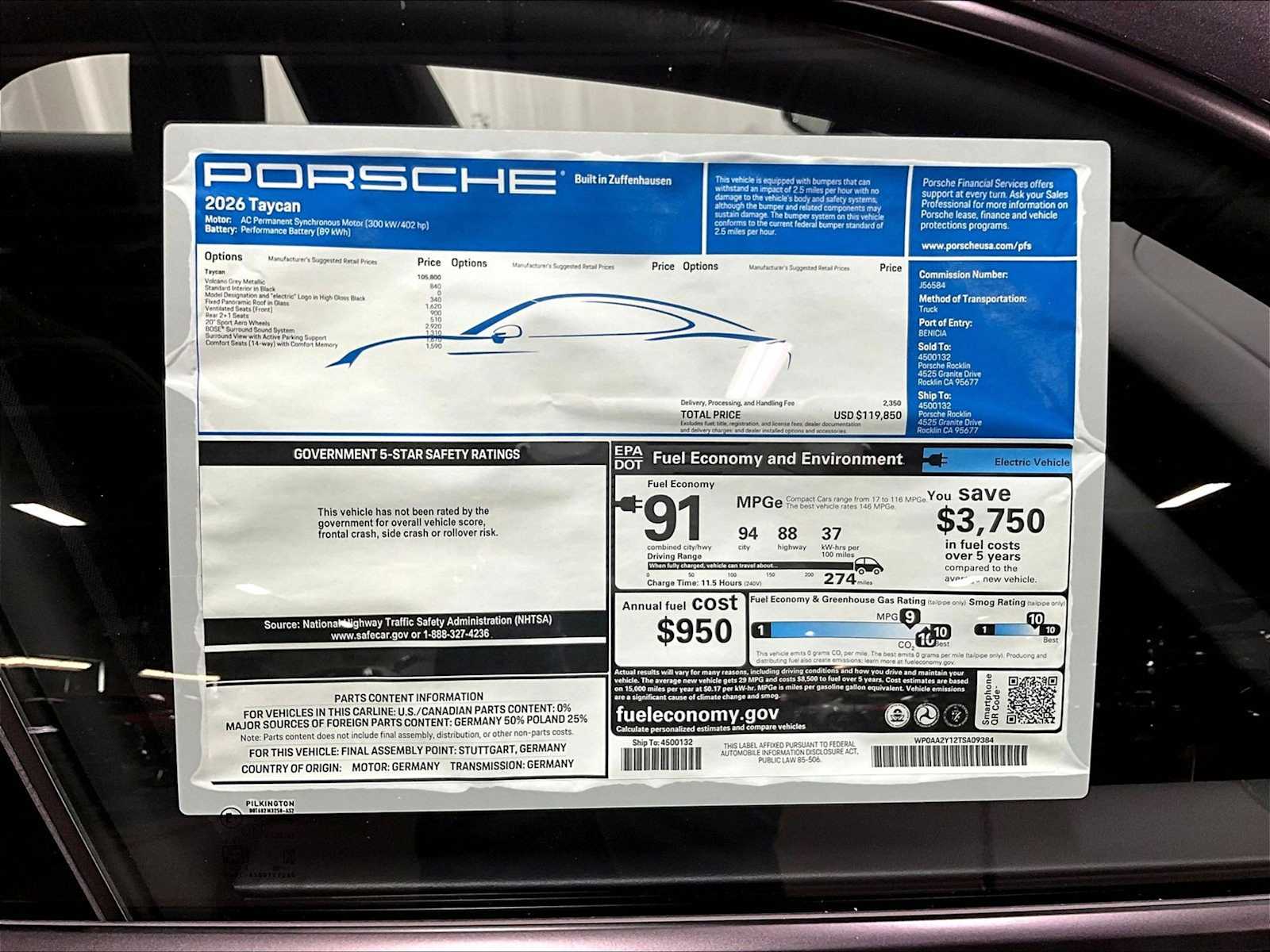 2026 Porsche Taycan Base - Photo 37