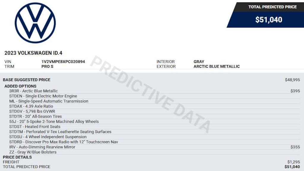 Used 2023 Volkswagen ID.4 Pro S RWD w/LG Battery