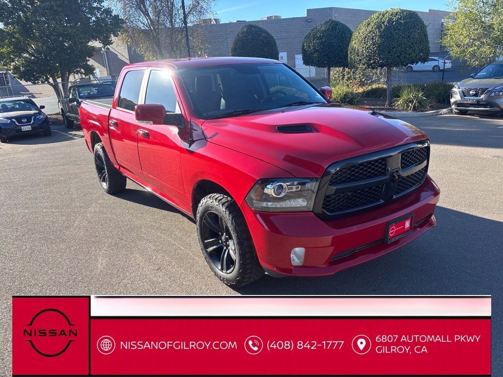 Used 2017 RAM Ram 1500 Pickup Night with VIN 1C6RR7MT6HS614097 for sale in Gilroy, CA
