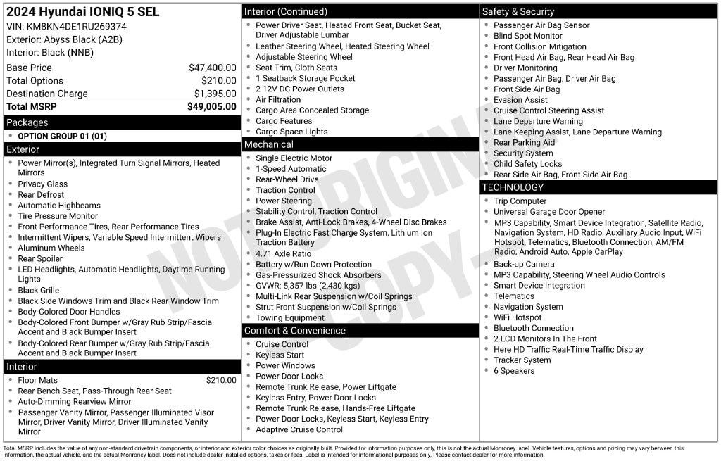 Used 2024 Hyundai IONIQ 5 SEL SUV