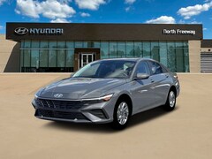 2026 Hyundai Elantra Hybrid Blue Sedan