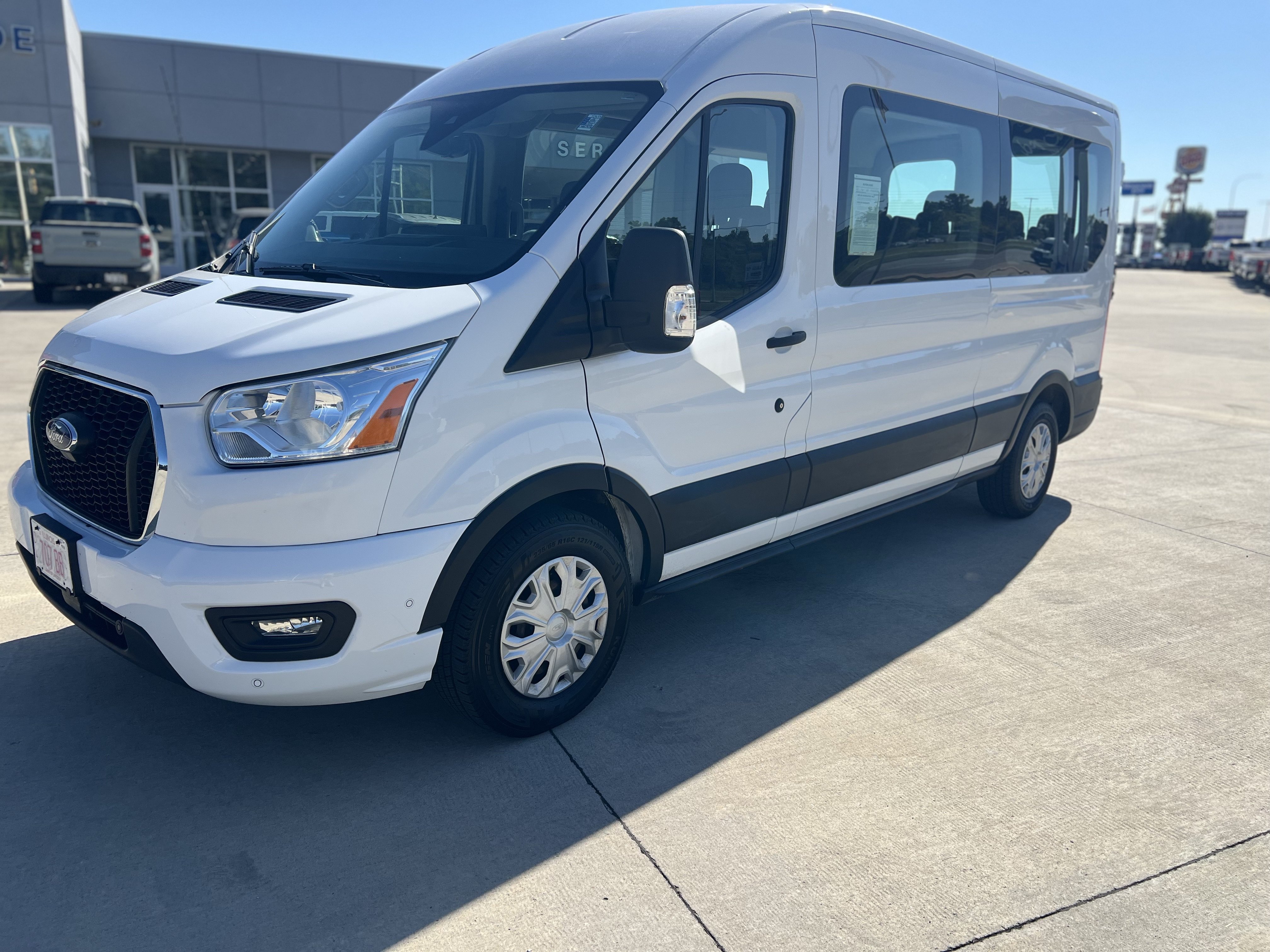 Used 2022 Ford Transit-350 Passenger XLT 15 Passenger Wagon Medium Roof Van