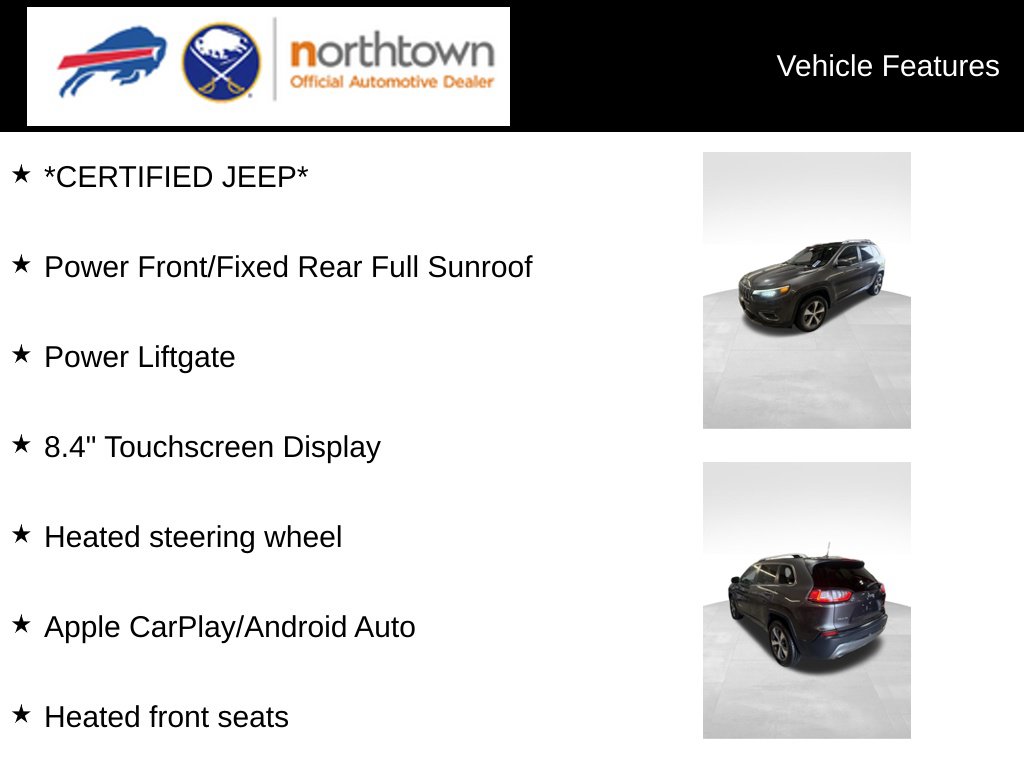 Used 2019 Jeep Cherokee Limited SUV
