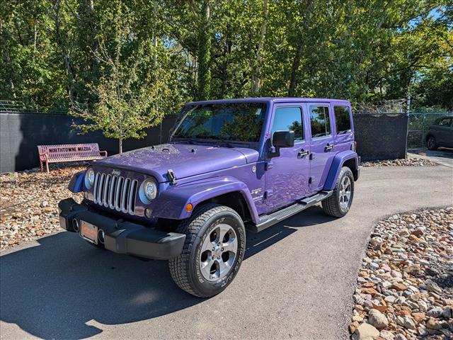 Used 2017 Jeep Wrangler JK Unlimited Sahara 4x4 SUV