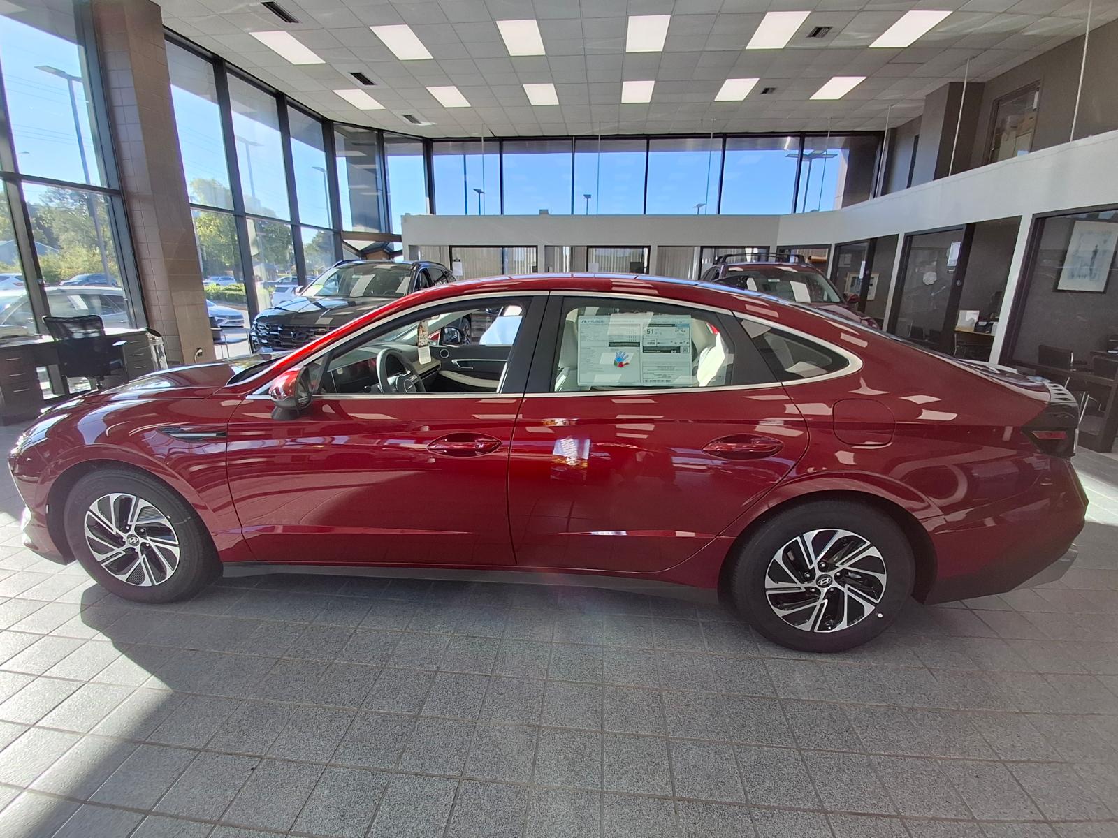 New 2026 Hyundai Sonata Hybrid Blue Sedan