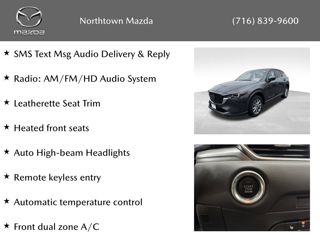 Certified 2024 Mazda CX-5 2.5 S Select Package SUV