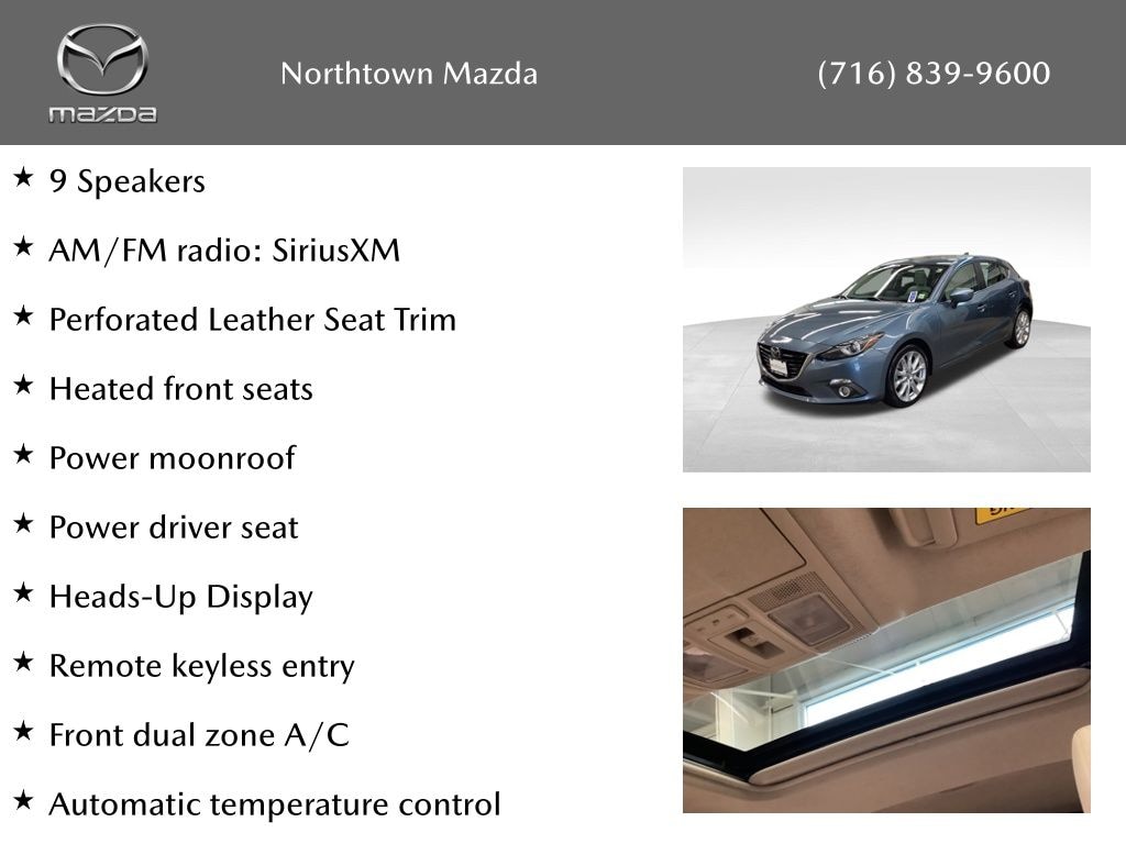 Used 2015 Mazda Mazda3 s Grand Touring Hatchback