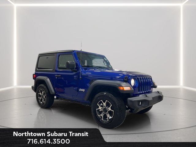 Used 2019 Jeep Wrangler Sport S with VIN 1C4GJXAG0KW566353 for sale in Depew, NY