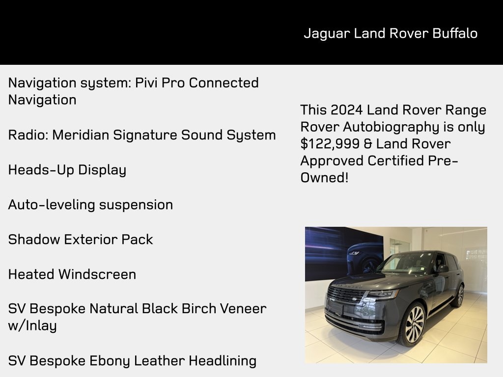 Used 2024 Land Rover Range Rover Autobiography SUV