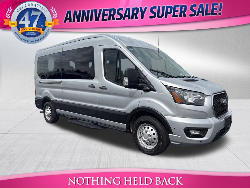 Used 2024 Ford Transit-350 Passenger XLT Wagon Medium Roof Van