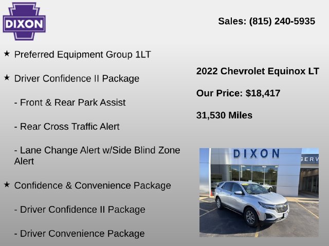 Used 2022 Chevrolet Equinox LT SUV