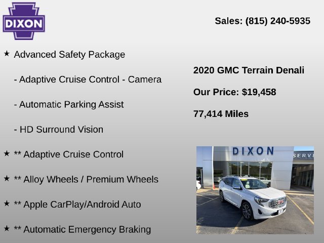 Used 2020 GMC Terrain Denali SUV
