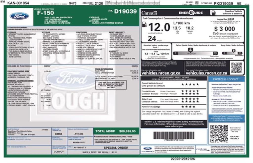 Used 2023 Ford F-150 Lariat Truck