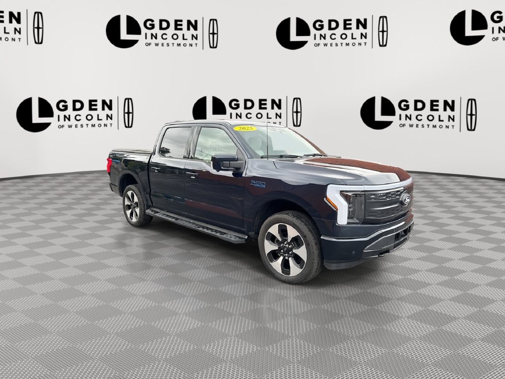 Used 2025 Ford F-150 Lightning Platinum with VIN 1FT6W7L78SWG05913 for sale in Westmont, IL