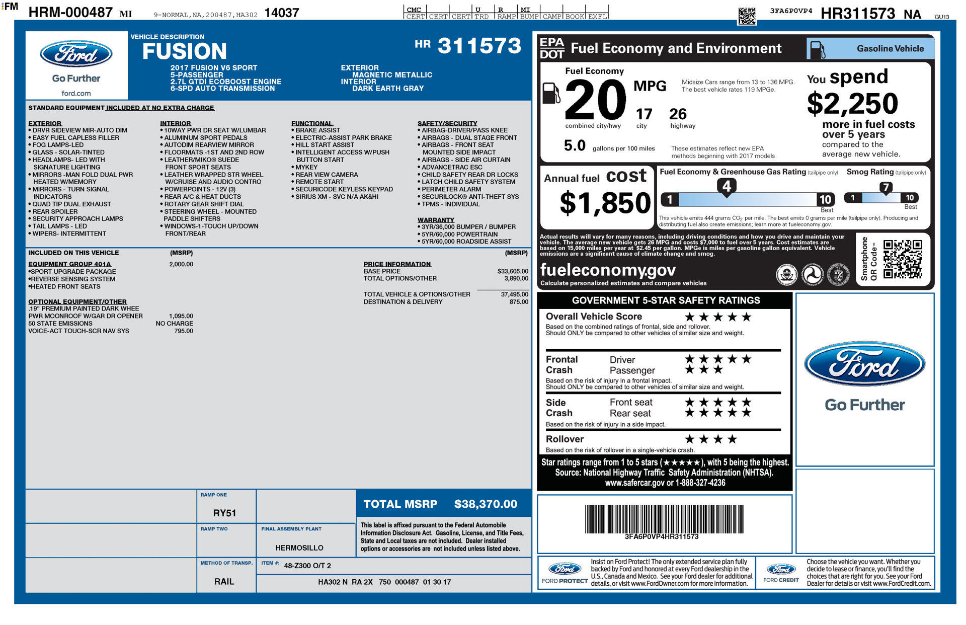  Ford Fusion