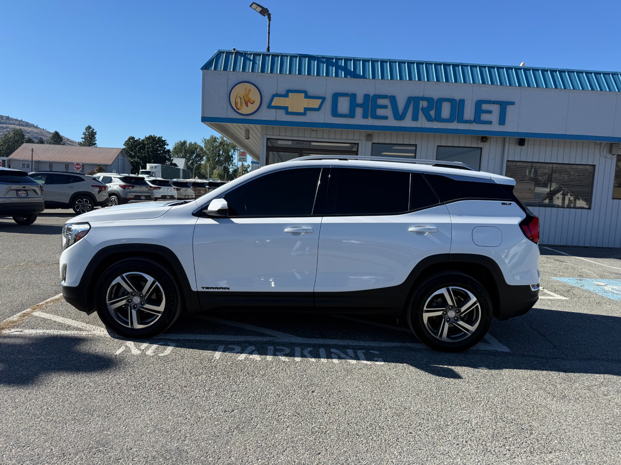 Used 2020 GMC Terrain SLT with VIN 3GKALVEV8LL236128 for sale in Tonasket, WA