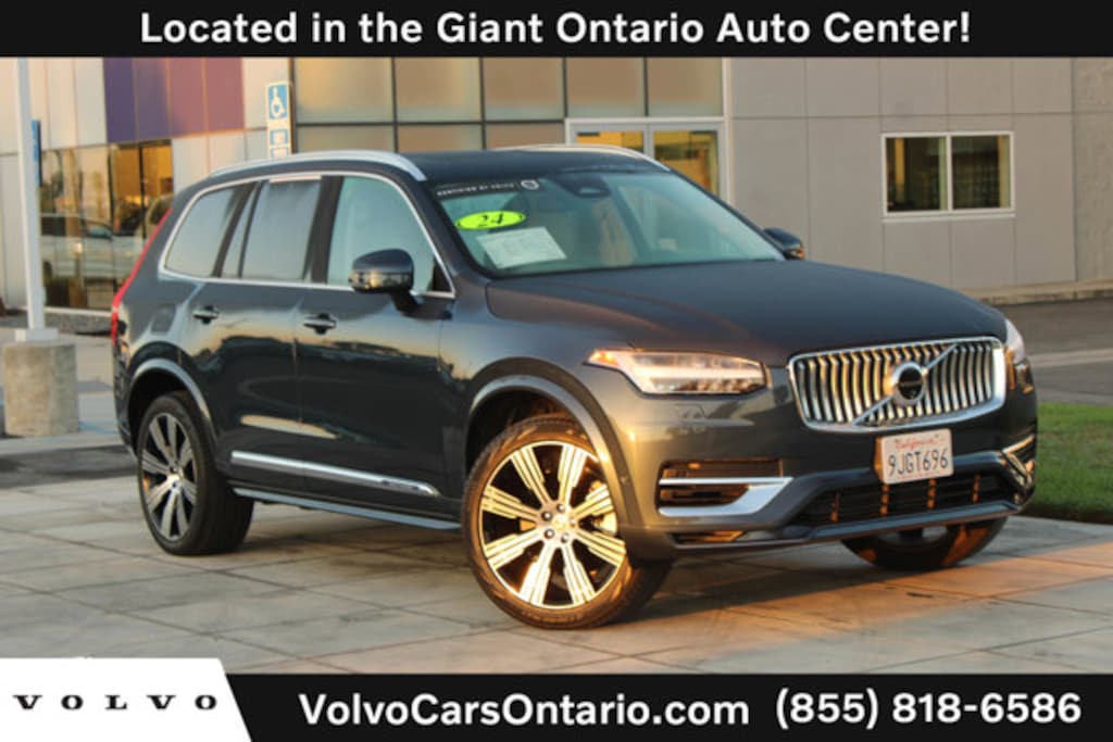 Certified 2024 Volvo XC90 Recharge Plug-In Hybrid T8 Plus Bright Theme 7 Passenger SUV