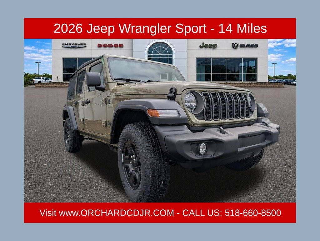 New 2026 Jeep Wrangler 4-DOOR SPORT Sport Utility