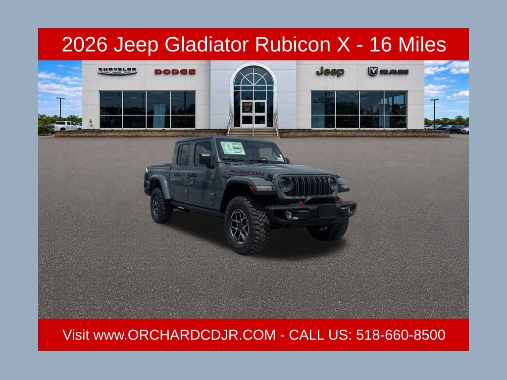 New 2026 Jeep Gladiator RUBICON X 4X4 Pickup