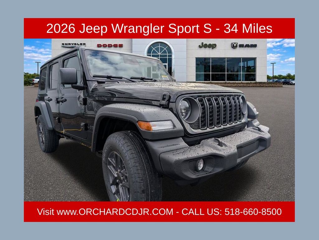 New 2026 Jeep Wrangler 4-DOOR SPORT S Sport Utility