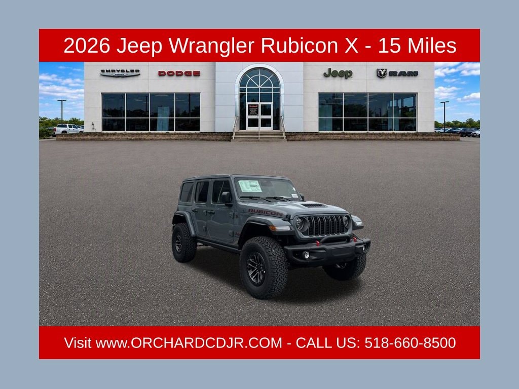 New 2026 Jeep Wrangler 4-DOOR RUBICON X Sport Utility