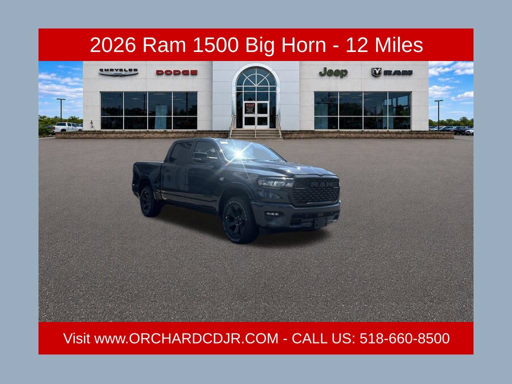 New 2026 Ram 1500 BIG HORN CREW CAB 4X4 5'7 BOX Pickup