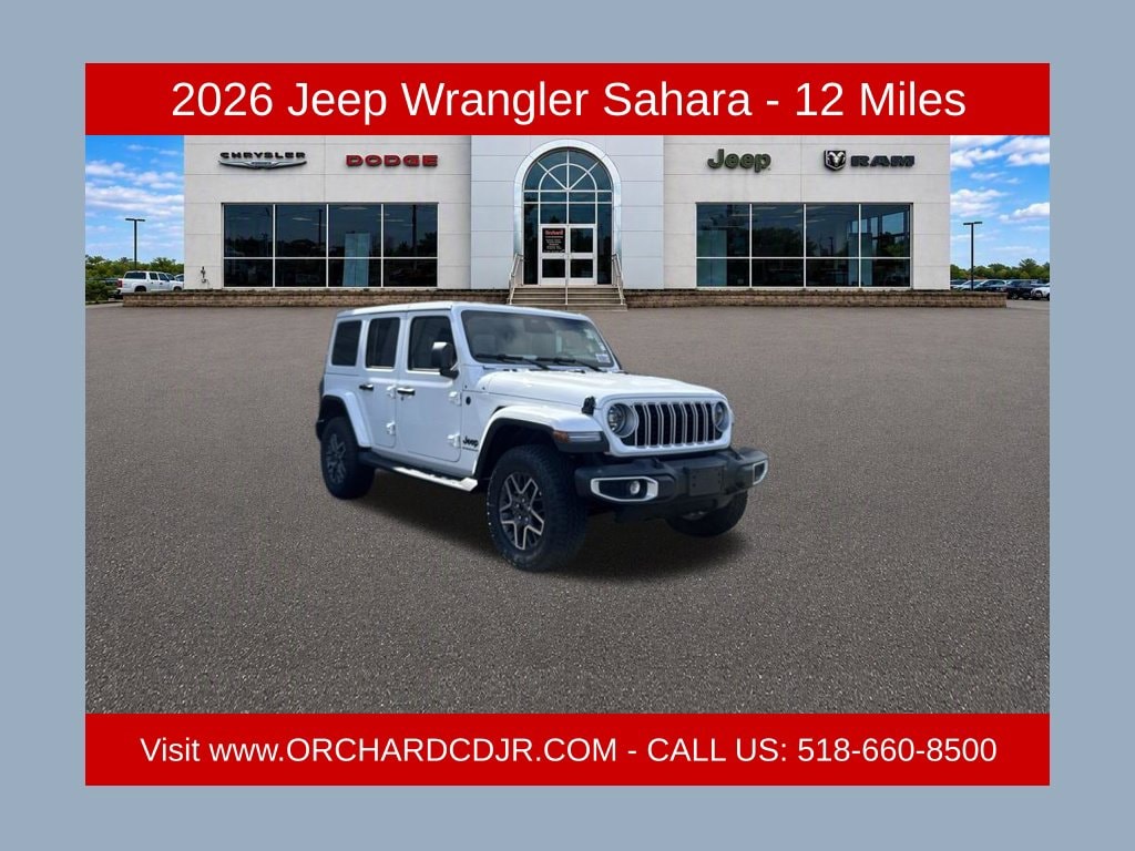 New 2026 Jeep Wrangler 4-DOOR SAHARA Sport Utility
