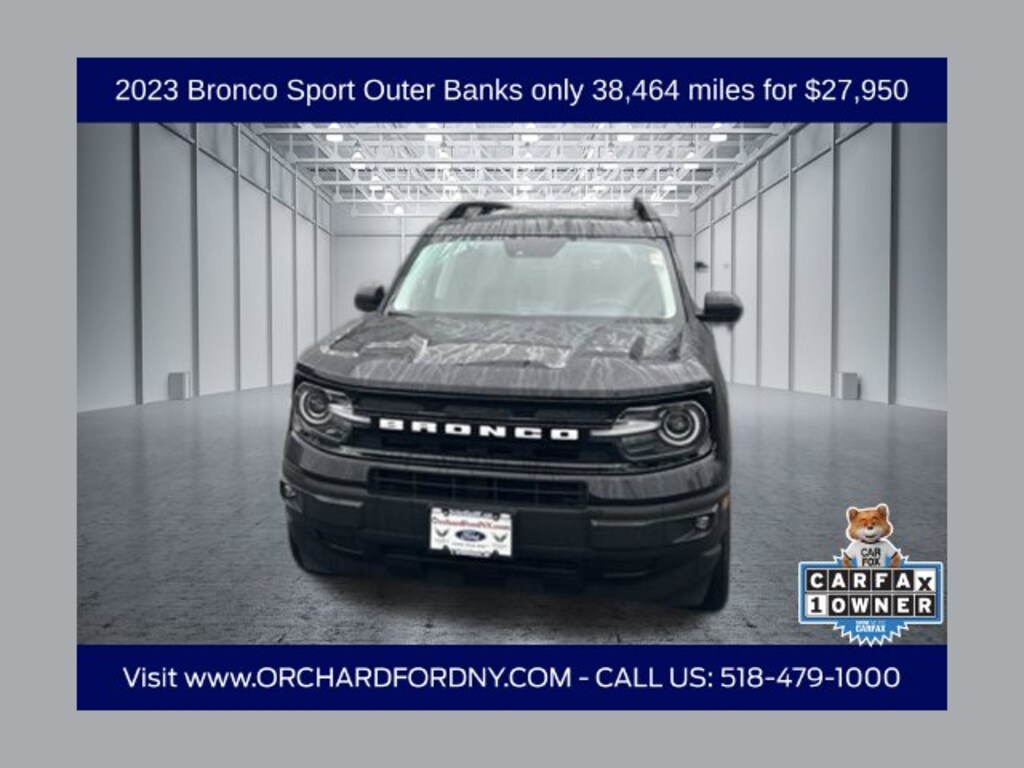 Certified 2023 Ford Bronco Sport Outer Banks SUV