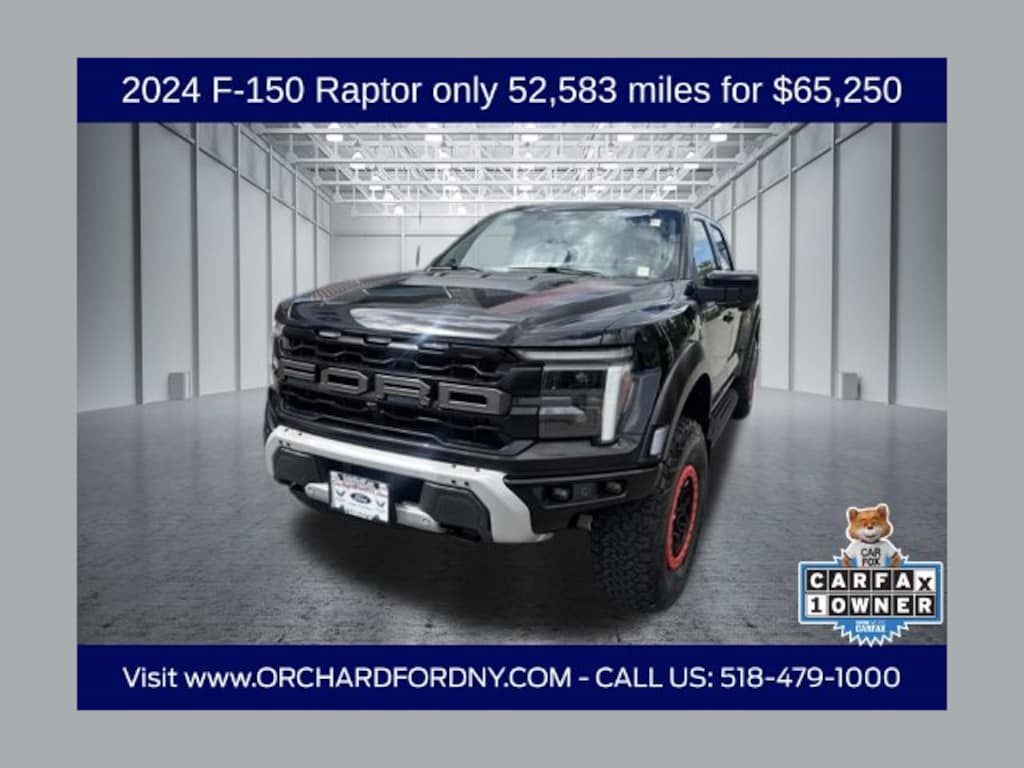 Certified 2024 Ford F-150 Raptor Truck
