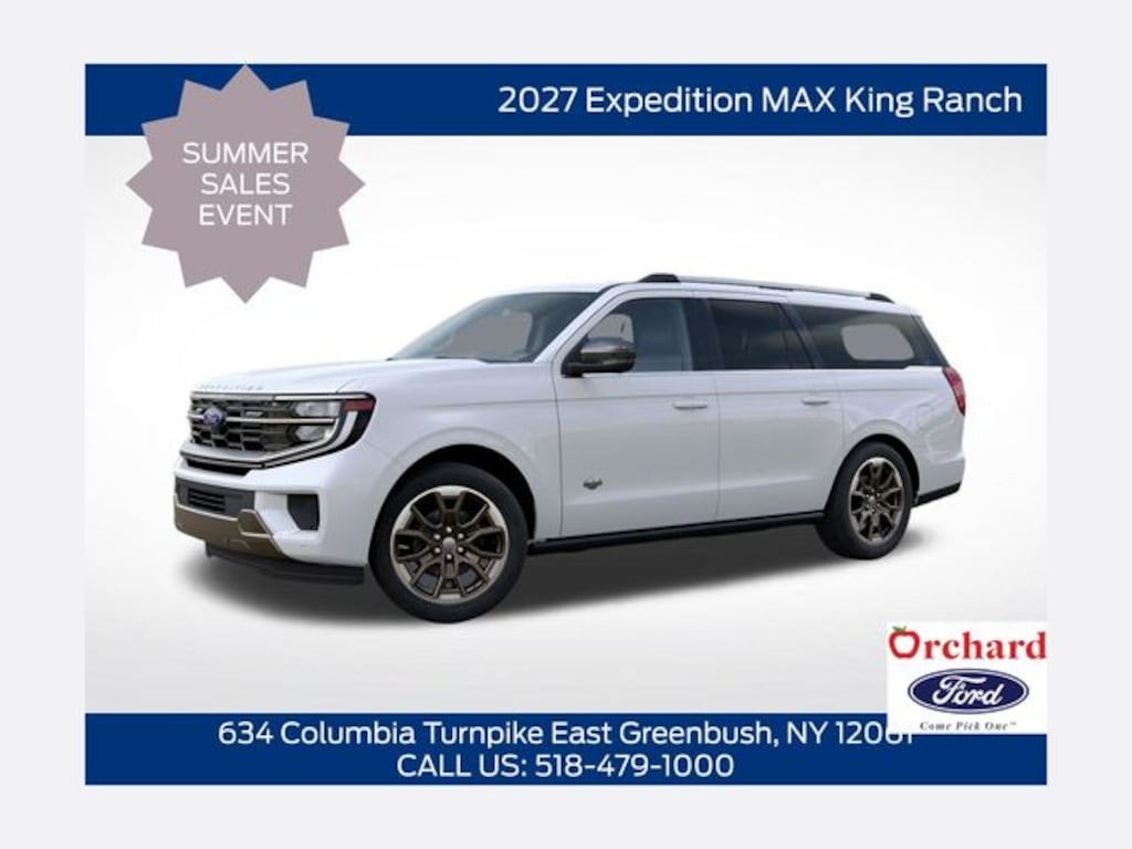 New 2027 Ford Expedition Max King Ranch SUV